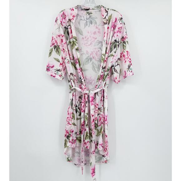 Show Me Your MuMu Brie Robe Garden of Blooms Multicolor Floral Womens Size OS - Picture 4 of 12